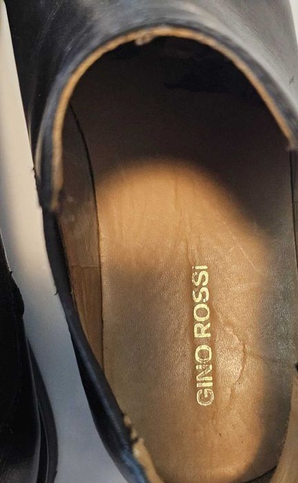 Gino Rossi – Sztyblety, Skóra naturalna, licowana, Roz. 45