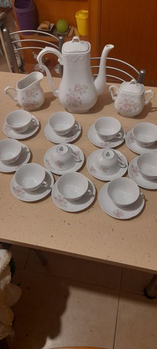Um lindo serviço de jantar