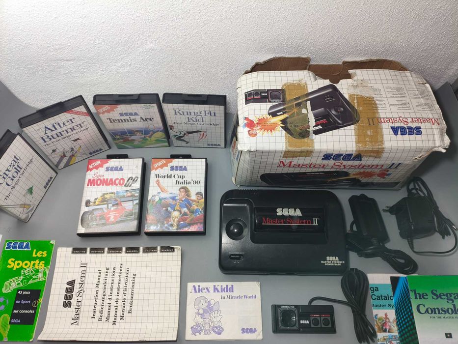 Sega Master System 2 + Jogos