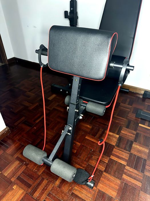 Equipamento completo de ginásio em casa — como novo, poucas vezes usado