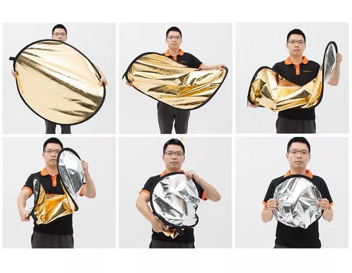 Disco reflector para fotografia