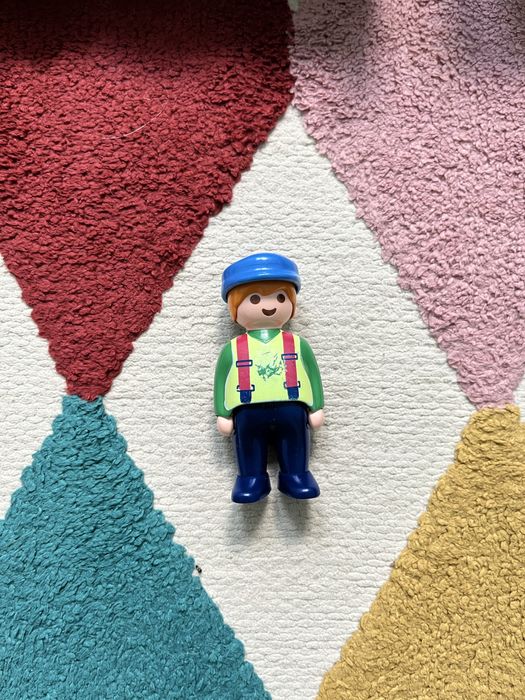 Playmobil traktor z przyczepą
