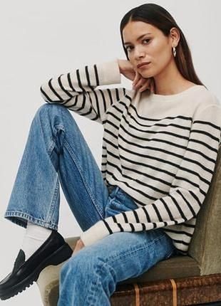 Брендовый свитер в полоску karl lagerfeld