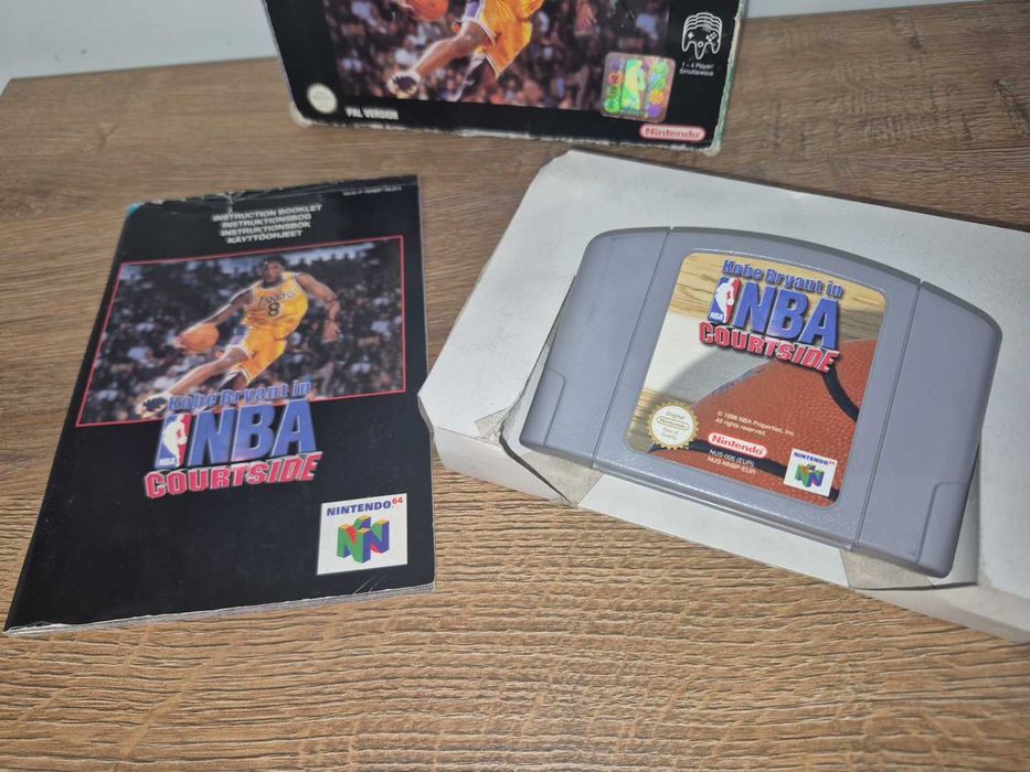 Gra NBA Courtside - NINTENDO 64 N64 - DB- stan CIB Komplet