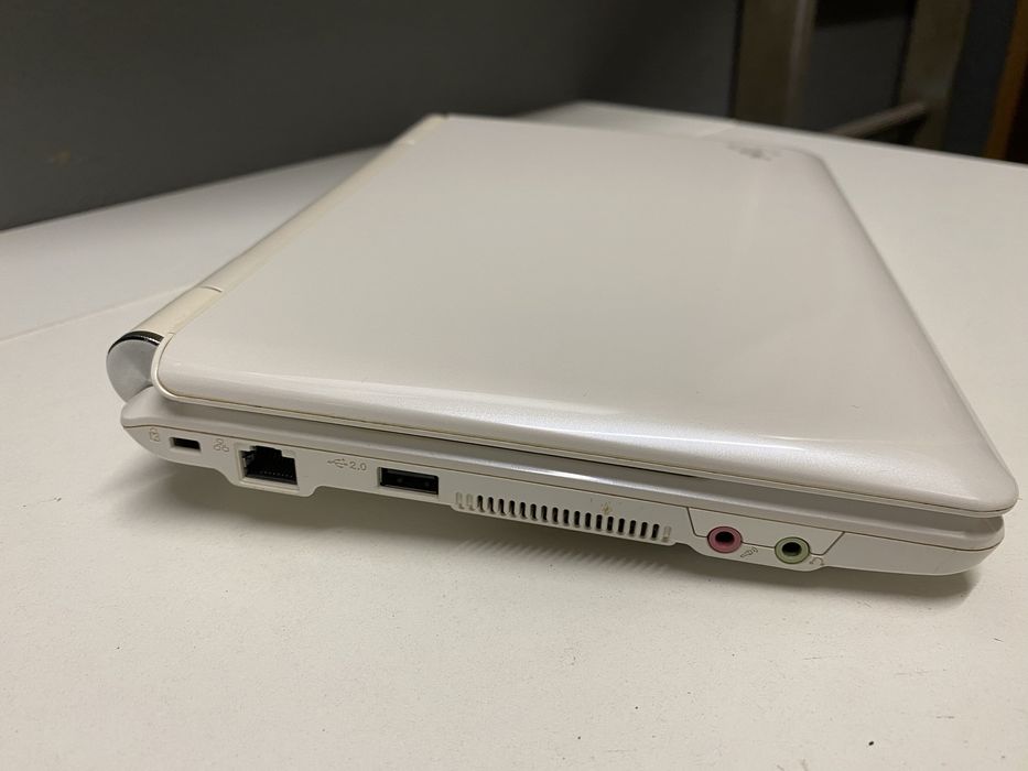 Asus Eee 1000H com windows 10 home branco perola