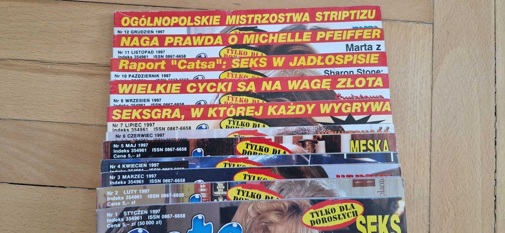 Magazyn Cats – roczniki 1990–1997, 91 numerów