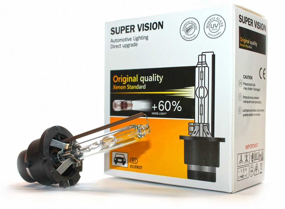 Лампа ксенонова D4S 35W Super Vision лампи бі ксенон штатні HID