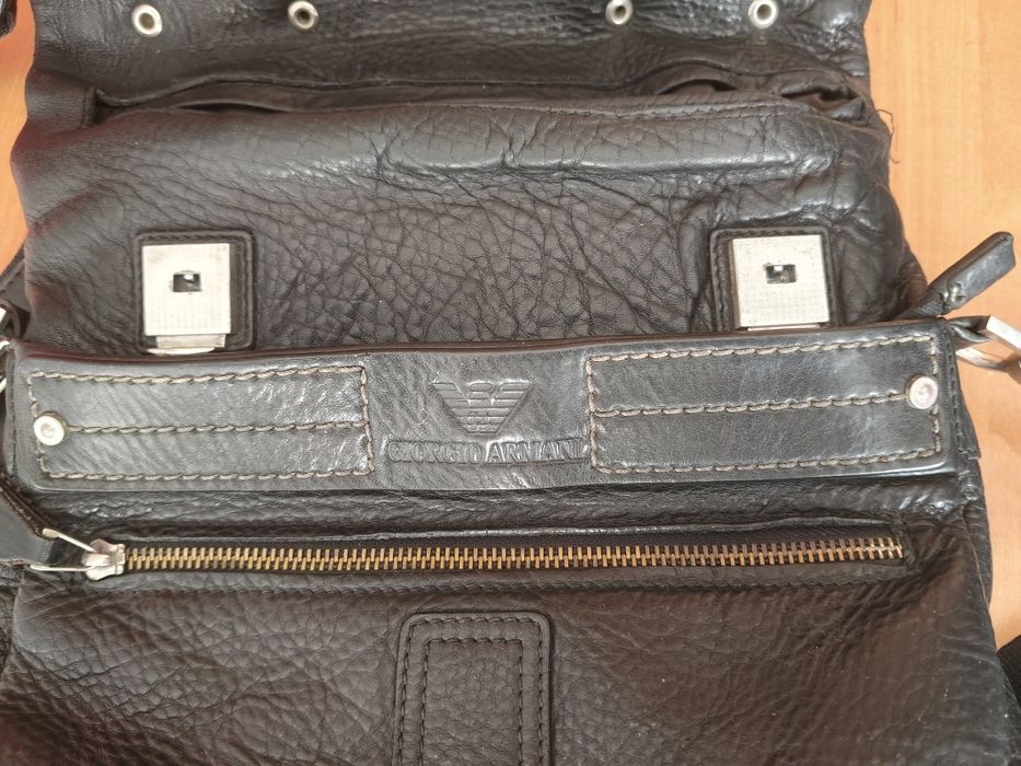 Сумка кожаная Giorgio Armani