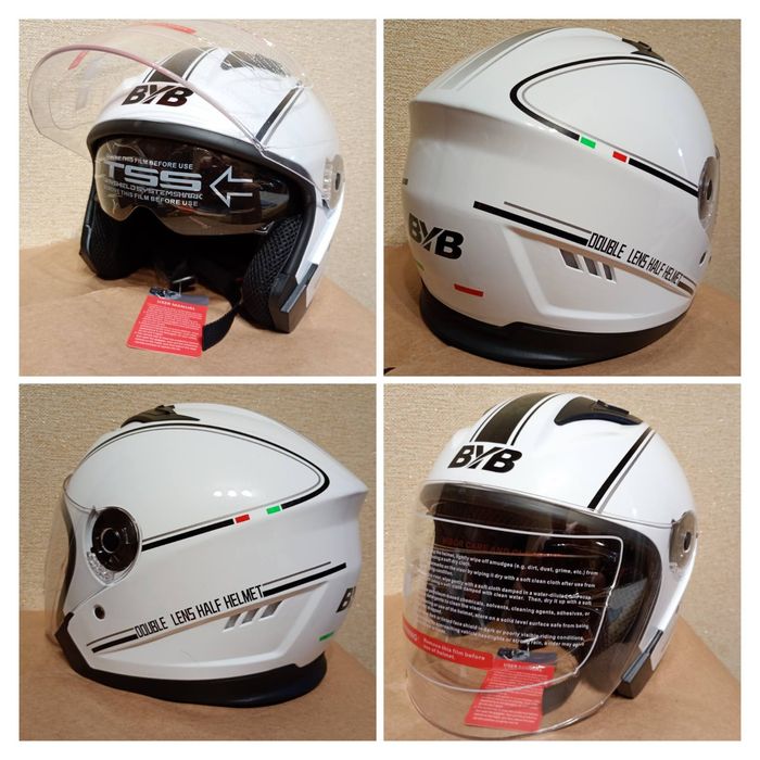 Немецкий Японский мото шлем 1/2 XL. Полулицевик BYB