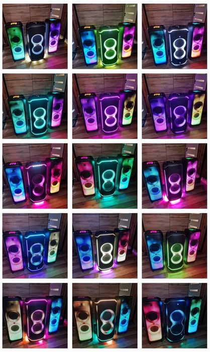 Nagłośnienie: JBL PartyBox 1000, oświetlenie, dymiarka - wynajem