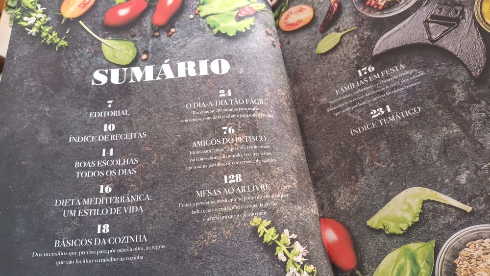 4 livros de Receitas