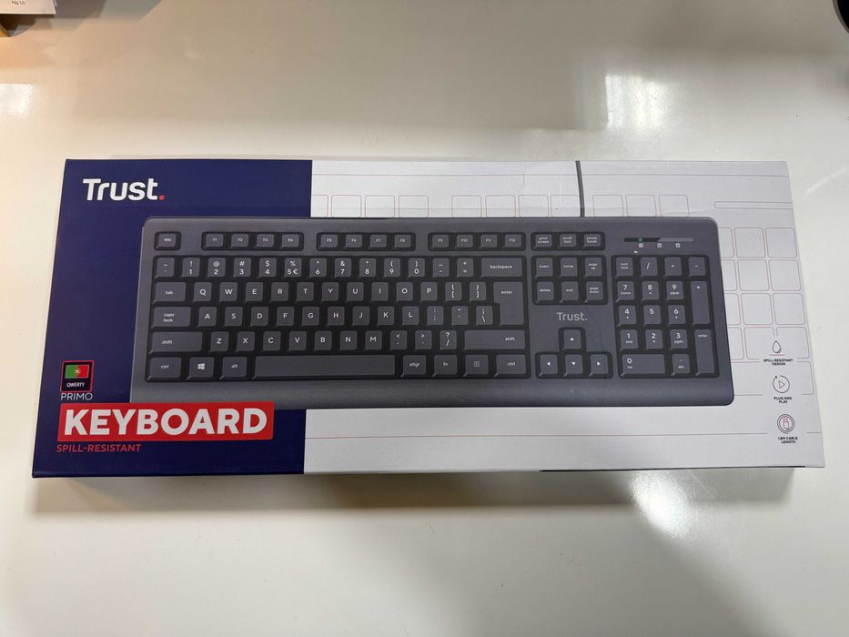 Teclado com fio Trust Primo (Layout PT)