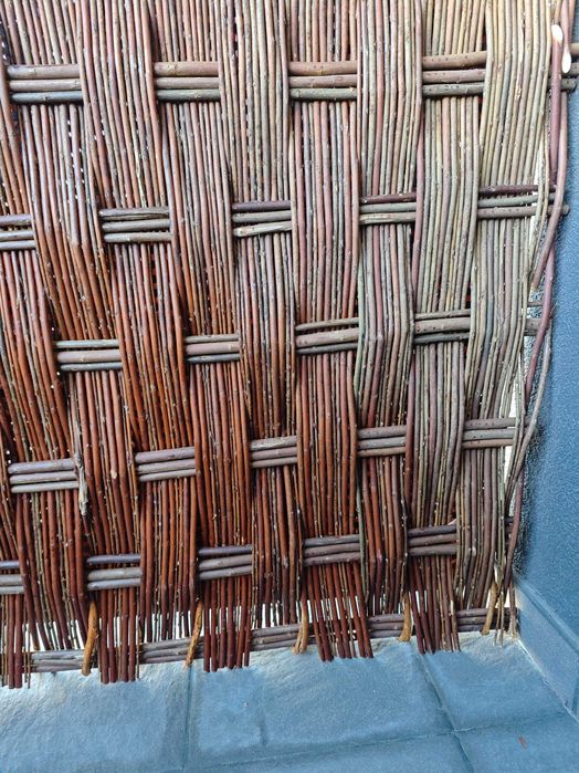 Panel wiklinowy naturalny 90cm x 180cm na balkon / taras / do ogrodu