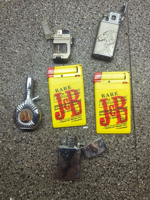 6 isqueiros para colecionar