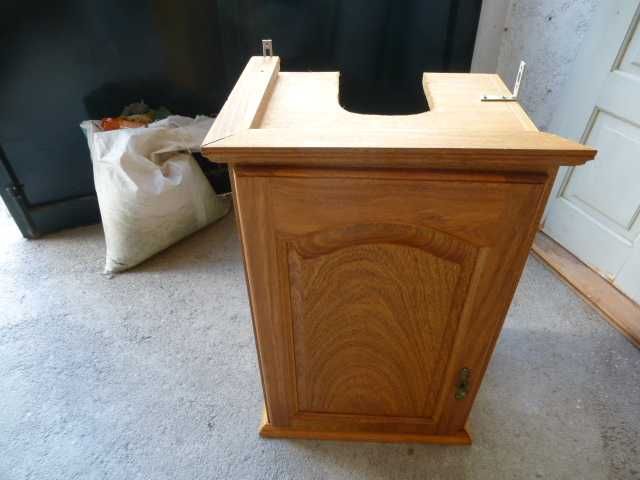 Armário madeira de cozinha para esquentador