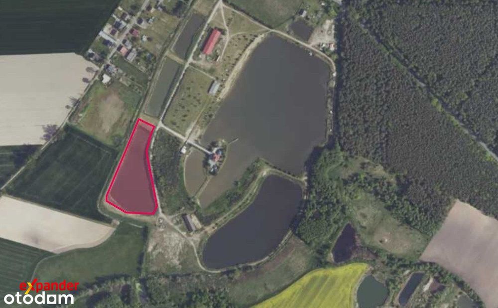 Działka ze stawem wydane Warunki Zabudowy 13310m2 Stroszki