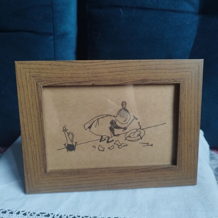 Ramka vintage z ilustracją 10x15cm gratisu