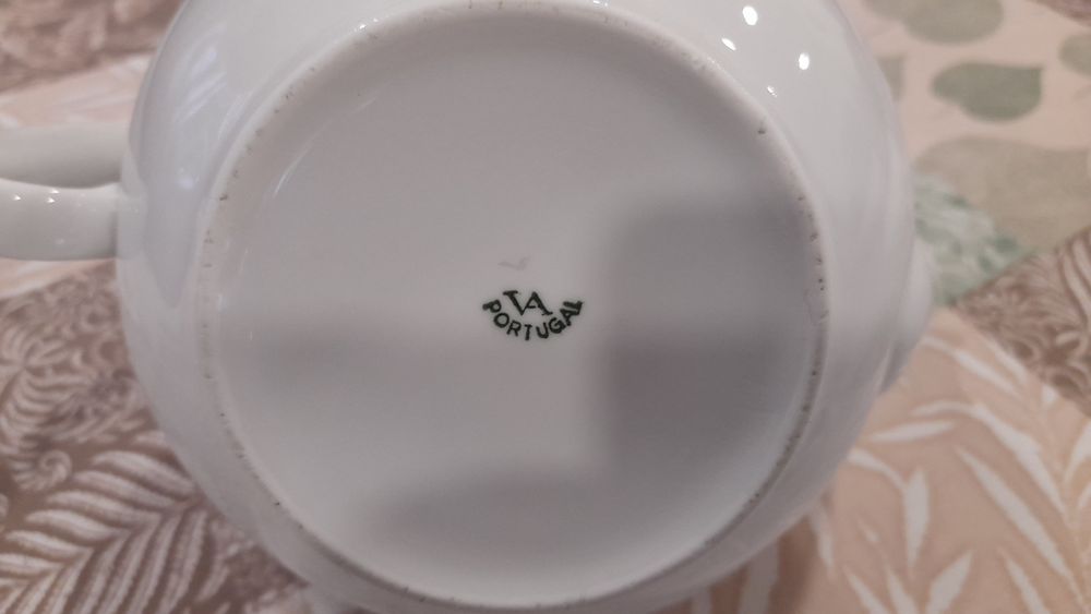 Bule e chávena vista alegre