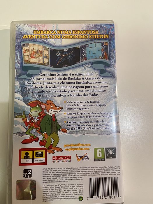 Geronimo Stilton JOGO PSP