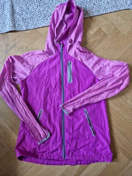Kurtka biegowa damska under armour rozmiar M fioletowo różowa