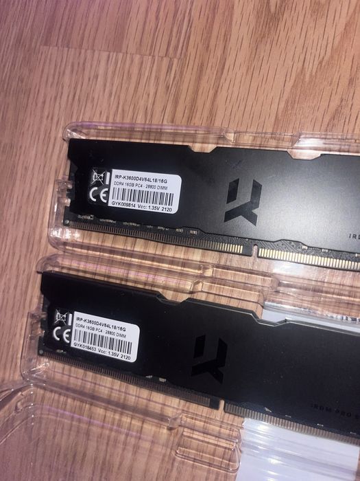 Оперативна памʼять Goodram IRDM ddr4 2x16gb.