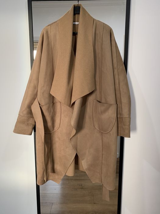 Пальто тренч Pink замшеве