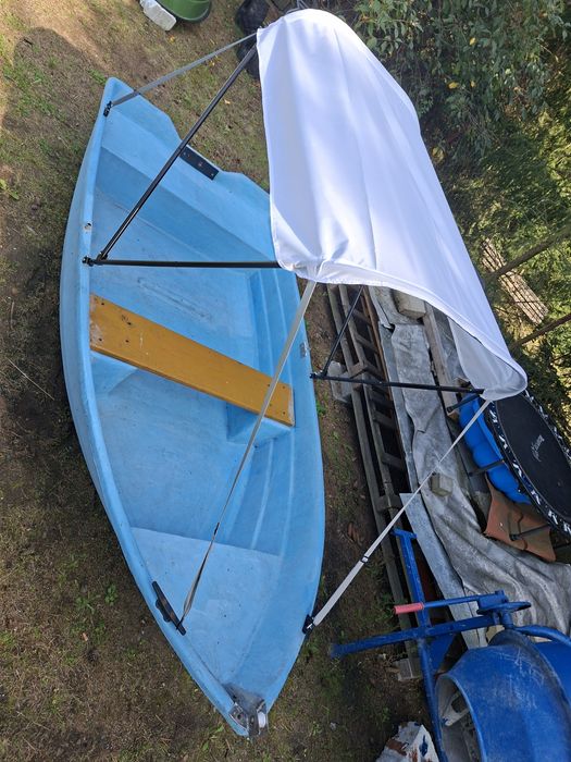 Łódka  bimini wędkarska rekreacyjna łódź