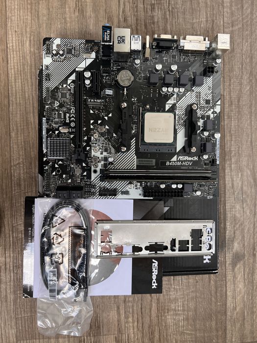 » Комплект AMD Ryzen 5 3600 6/12 Ядер• AsRock B450m AM4• DDR4 12 Gb