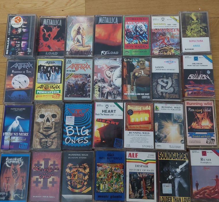 Kasety Metallica i  IRON MAIDEN