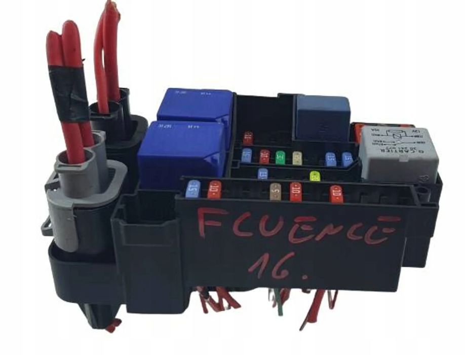 renault fluence 1.5 dci skrzynka bezpieczników przekaźników