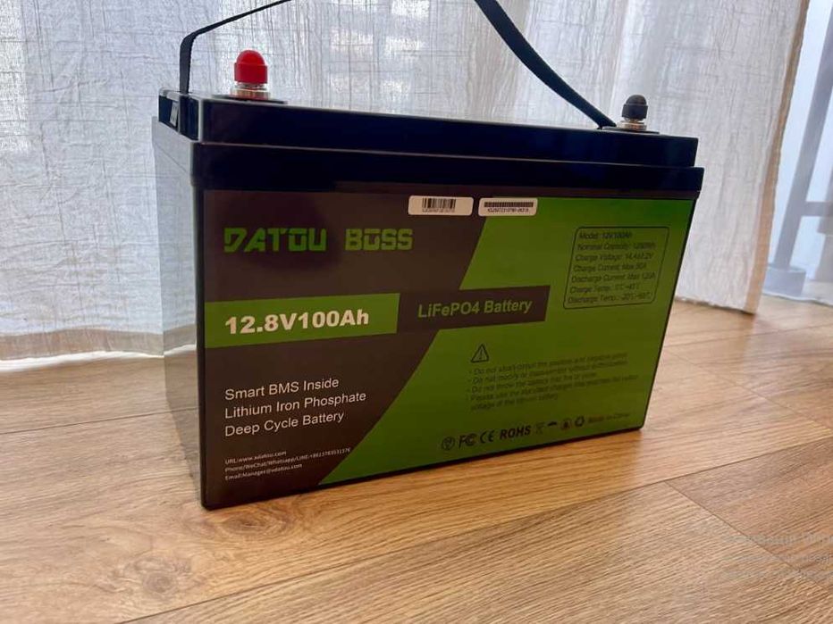 ‼️Новинка‼️DatouBoss Акумулятор 12V 100Ah літій залізо фосфатний