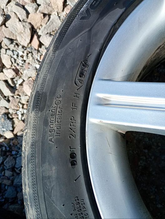 Alufelgi wraz z oponami hankook ventus prime 3