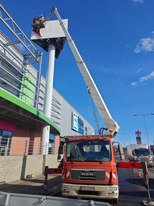 Zwyżka Chorzów wynajem podnośnik koszowy do 45m