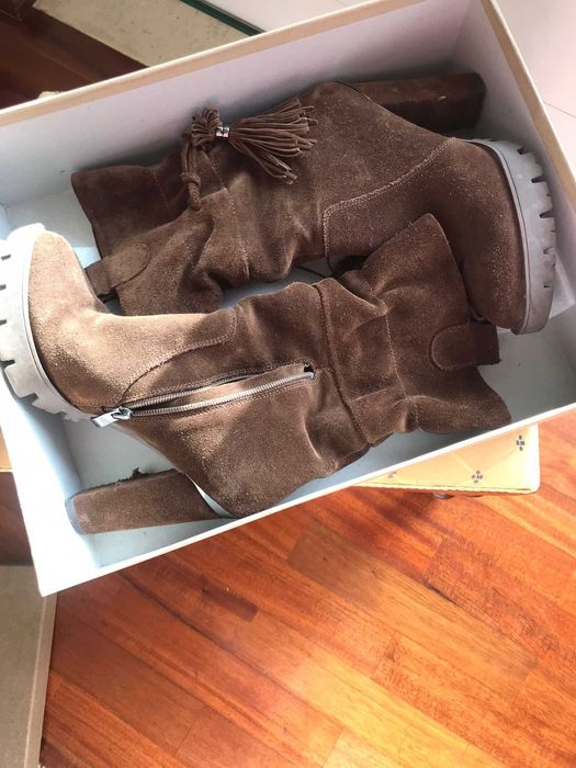 Botas western castanhas alma en pena