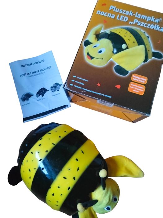 Lampka nocna  z projektorem pszczoła