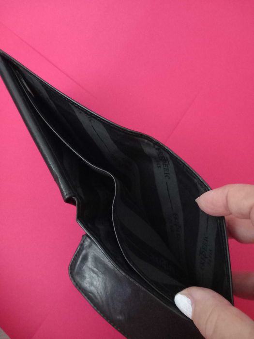 CARTEIRA de Homem "Fred Perry" preta - como NOVA