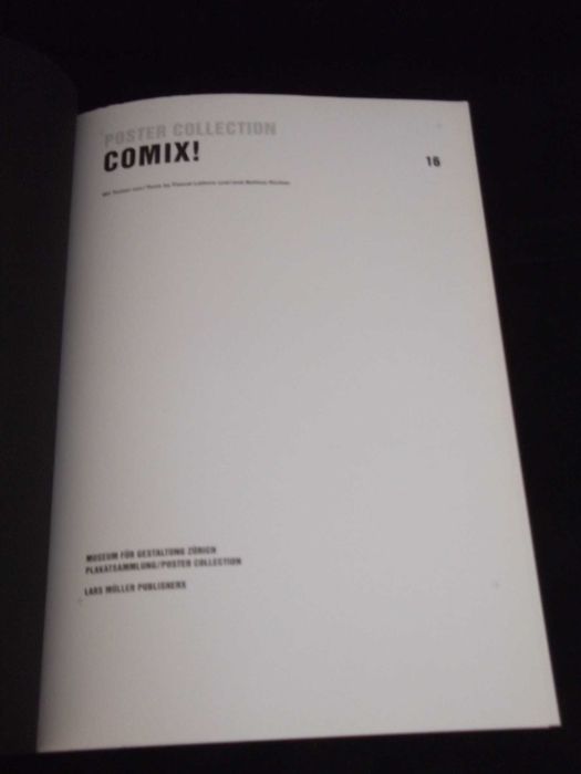 Livro Poster Collection Comix! 16