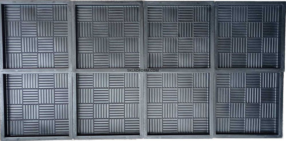 Форми для тротуарної плитки Шоколадка, Печево Шашки, 30х30 ціна 48 грн