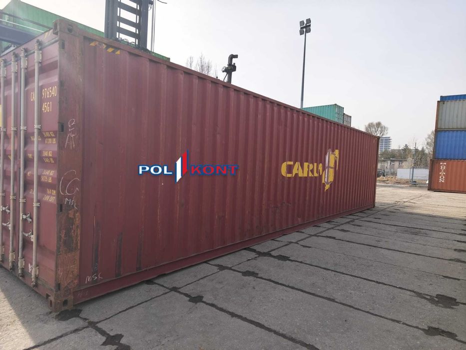 Kontener morski 12 metrowy, 40 HC wysoki / PZ