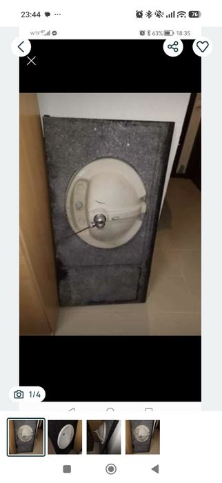 Vendo lavatório para casa de banho com pedra e sem pedra