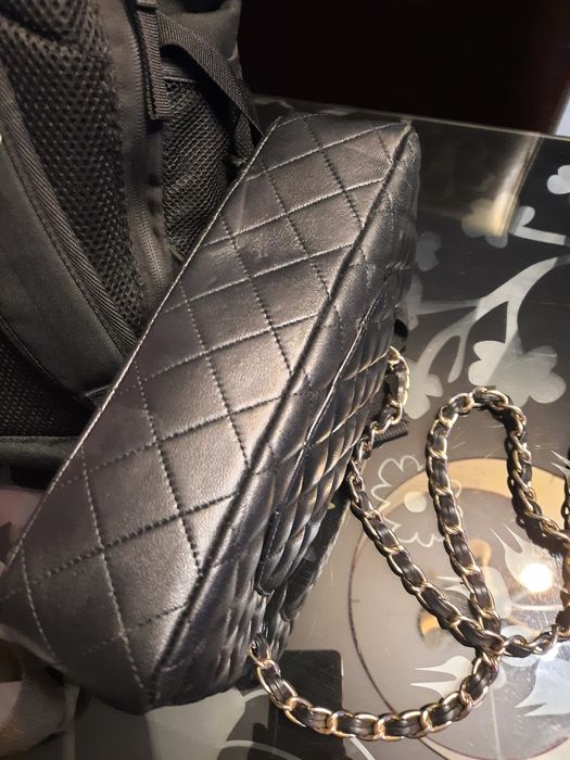 Chanel torba skóra czarna