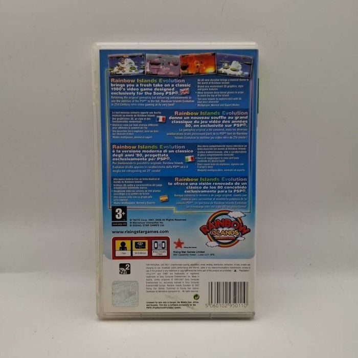 Rainbow Island: Evolution (Sony PSP)- correio registado incluído no preço