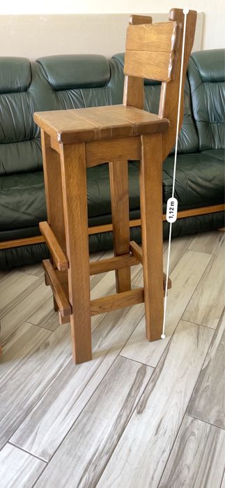 Стілець барний з дуба 2500 грн.