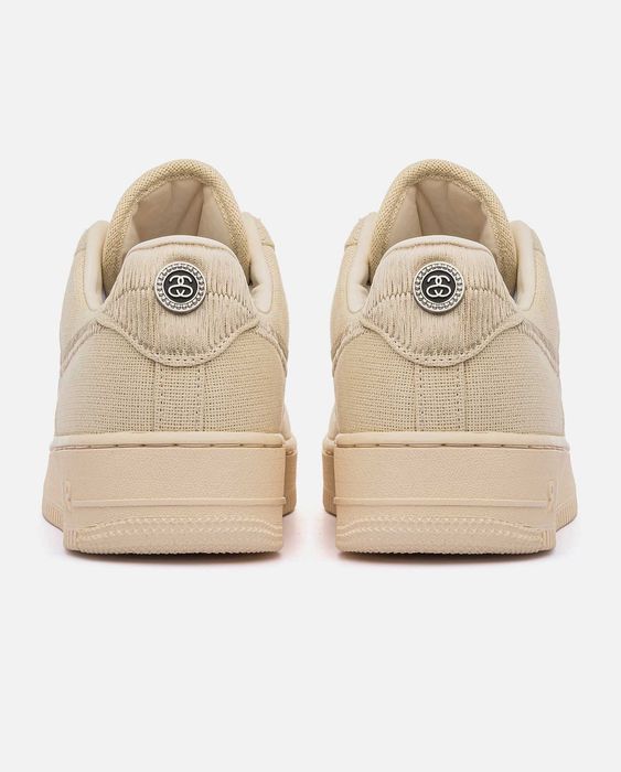 Мужские кроссовки Nike Air Force 1 Low Stussy Fossil. Размеры 40-45