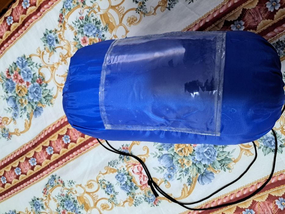 Mala de escuteiros e saco cama