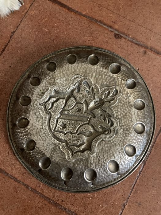 Prato em Latão com Armas