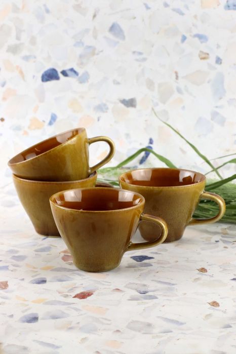 Ceramiczna filiżanka z zestawu Opal Mirostowice porcelit ceramika prl