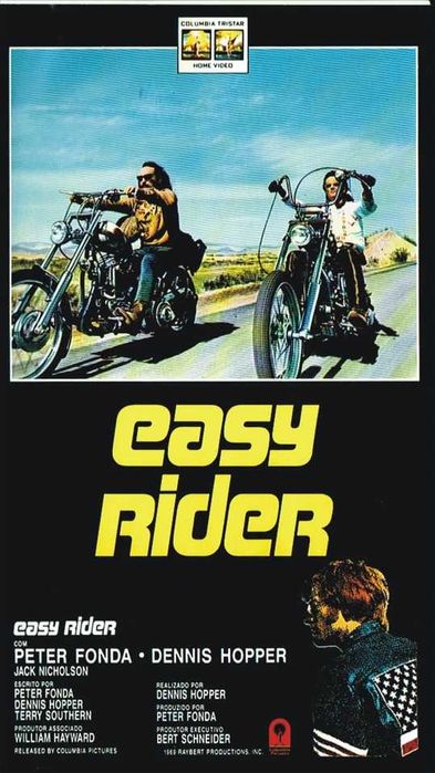 EASY RIDER VHS Movie Peter Fonda Dennis Hopper - Portugal - 1993