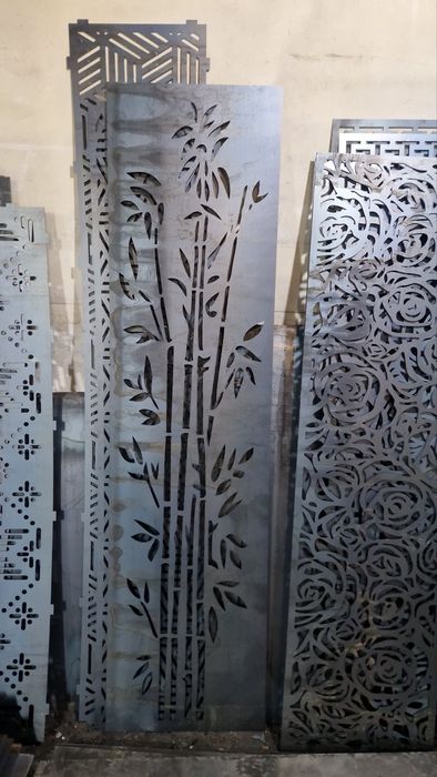 Лазерна різка металу Декоративні металеві вставки Ворота жалюзі Паркан