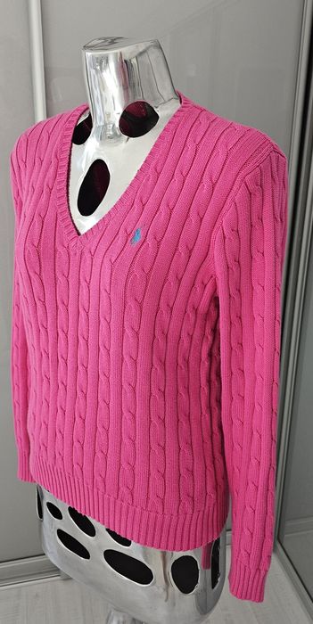 Ralph Lauren sweterek rózowy roz L